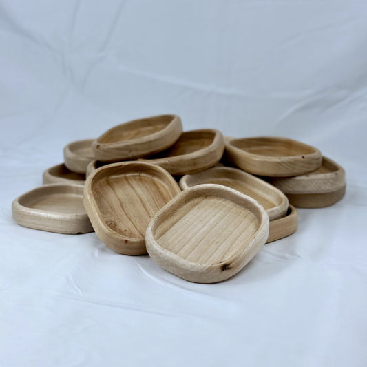 Handcrafted Mini Wood Trays
