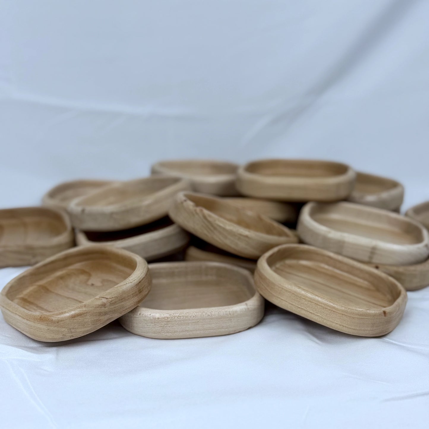 Handcrafted Mini Wood Trays