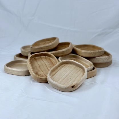 Handcrafted Mini Wood Trays