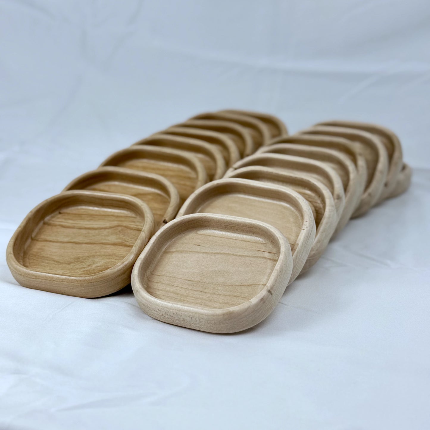 Handcrafted Mini Wood Trays