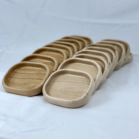 Handcrafted Mini Wood Trays