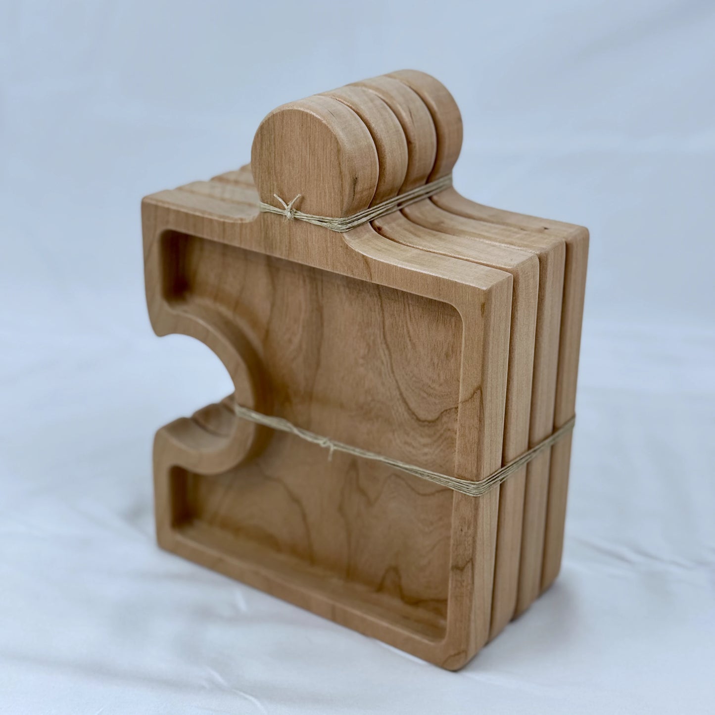 4-Piece Interlocking Puzzle Tray Set
