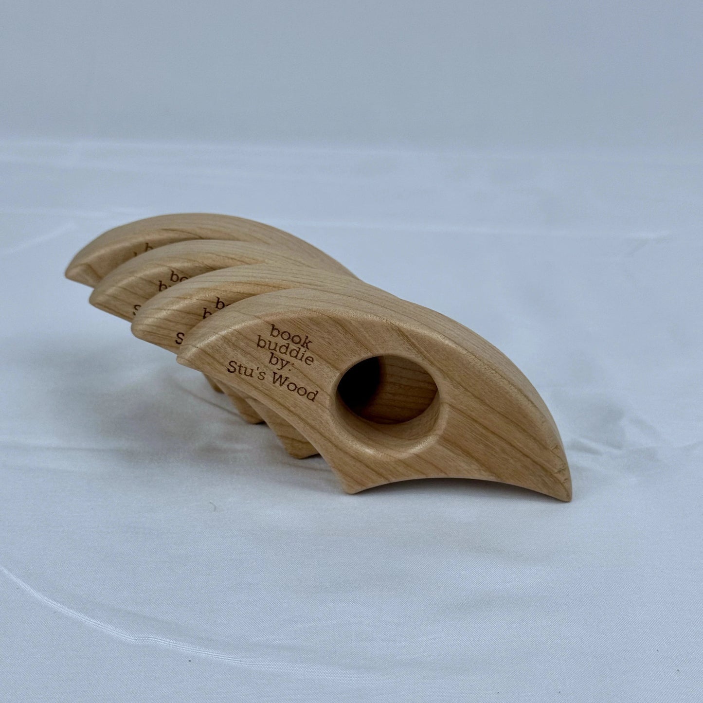Handcrafted Wood "Book Buddies"