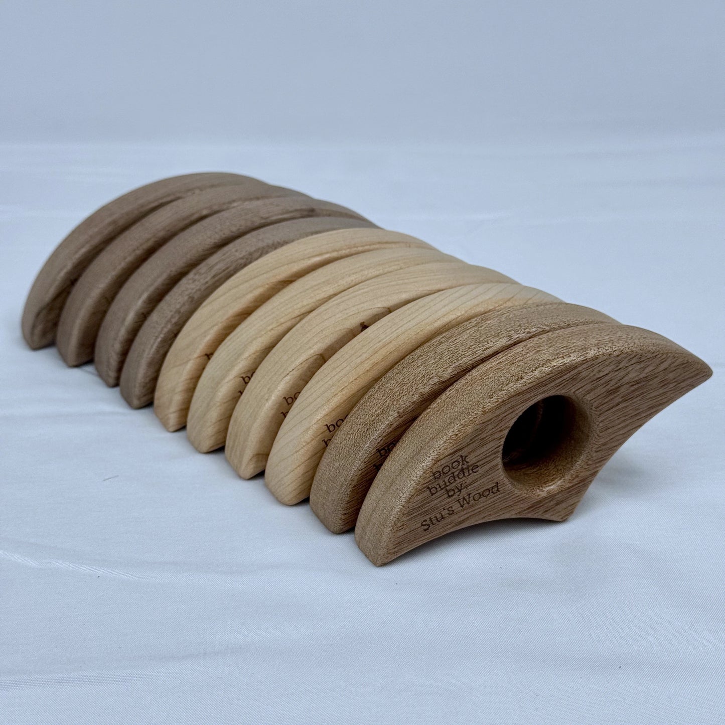 Handcrafted Wood "Book Buddies"